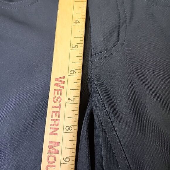 Lululemon Athletica Commuter Travel Chino Zipper Pants Pockets Indigo Womens Sz4 - Picture 15 of 16